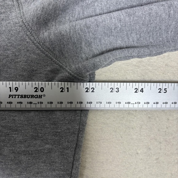 '47 Michigan Wolverines 1/4 Zip Sweater Mens Small Gray NCAA Football - Picture 6 of 7